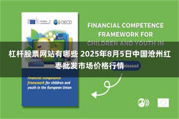 杠杆股票网站有哪些 2025年8月5日中国沧州红枣批发市场价格行情