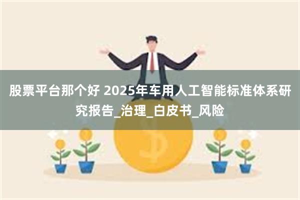 股票平台那个好 2025年车用人工智能标准体系研究报告_治理_白皮书_风险