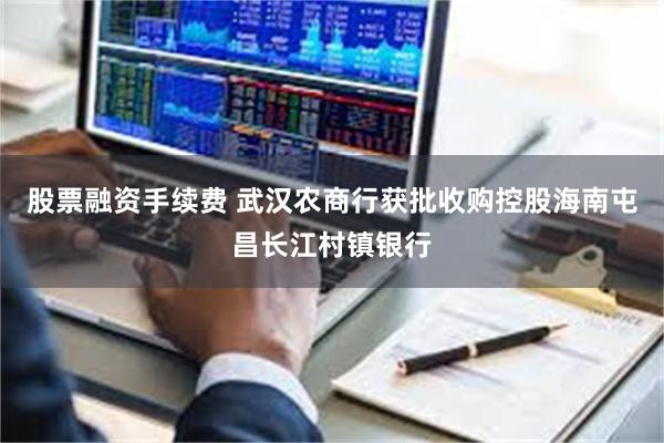 股票融资手续费 武汉农商行获批收购控股海南屯昌长江村镇银行